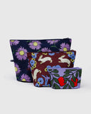 Baggu | Go Pouch | Night Orchard