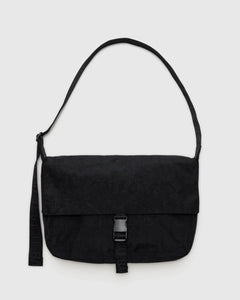Baggu | Nylon Messenger Bag | Black