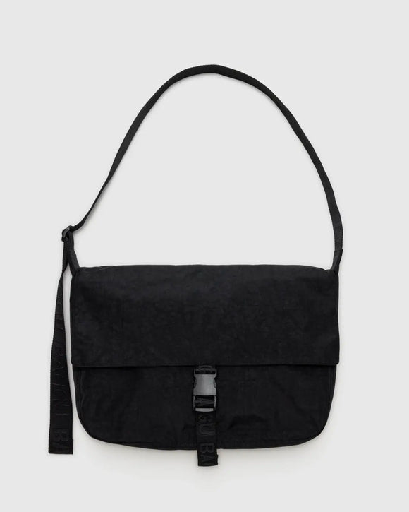 Baggu | Nylon Messenger Bag | Black
