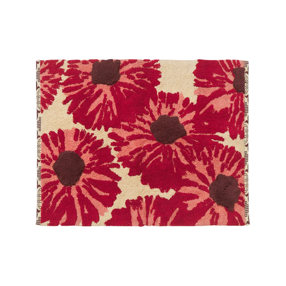 Sage x Clare | Isabella  Bath Mat | Crimson