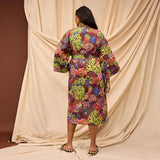 Sage x Clare | Cora Cotton Robe | Garnet
