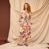 Sage x Clare | Cora Cotton Robe | Pearl