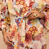 Sage x Clare | Cora Cotton Robe | Pearl