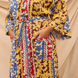Sage x Clare | Thea Cotton Robe | Vermillion