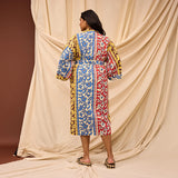 Sage x Clare | Thea Cotton Robe | Vermillion