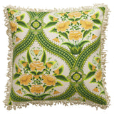 Sage x Clare | Margaret Fringe Cushion | La Palma