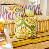 Sage x Clare | Margaret Fringe Cushion | La Palma