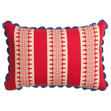 Sage x Clare | Antonella Cushion | Azure