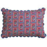 Sage x Clare | Antonella Cushion | Azure