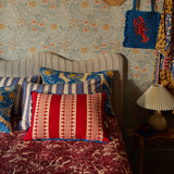 Sage x Clare | Antonella Cushion | Azure