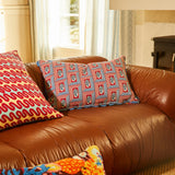 Sage x Clare | Antonella Cushion | Azure