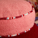 Sage x Clare | Delana Round Cushion | Hibiscus