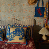 Sage x Clare | Emilia Embroided Cushion