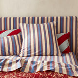 Sage x Clare | Selene Cotton Euro Pillowcase Set | Azure