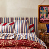 Sage x Clare | Selene Cotton Euro Pillowcase Set | Azure