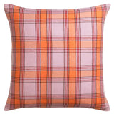 Sage x Clare | Isla Linen Euro Pillowcase Set | Vivid Coral