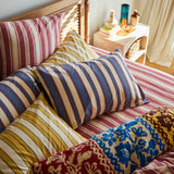 Sage x Clare | Selene Cotton Pillowcase Set | Azure