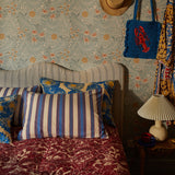 Sage x Clare | Selene Cotton Pillowcase Set | Azure