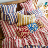 Sage x Clare | Selene Cotton Pillowcase Set | Azure