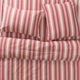Sage x Clare | Selene Cotton Pillowcase Set | Crimson