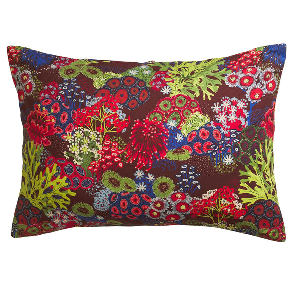 Sage x Clare | Cora Cotton Pillowcase Set | Garnet