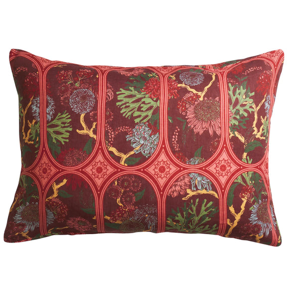 Sage x Clare | Naia Linen Pillowcase Set | Garnet | Standard