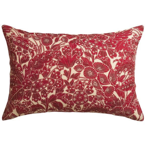 Sage x Clare | Lucia Linen Pillowcase Set | Crimson