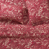Sage x Clare | Lucia Linen Pillowcase Set | Crimson