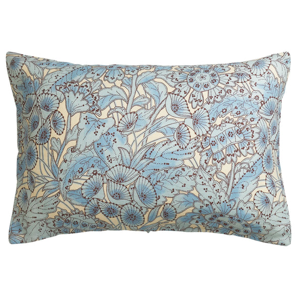 Sage x Clare | Lucia Linen Pillowcase Set | Cerulean