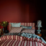 Sage x Clare | Lucia Linen Pillowcase Set | Cerulean