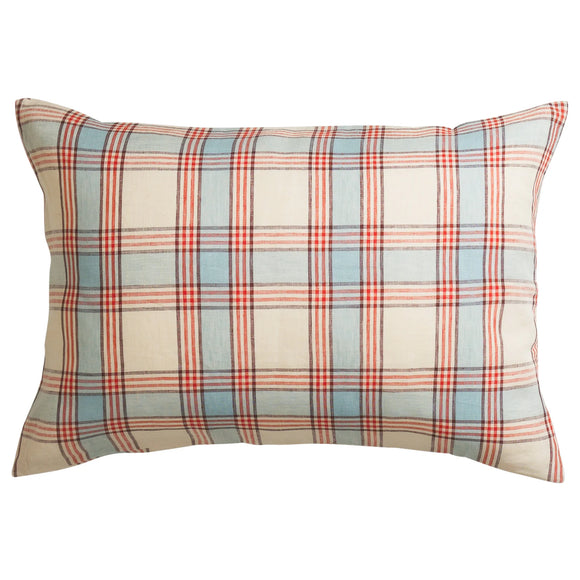 Sage x Clare | Isla Linen Pillowcase Set | Cerulean