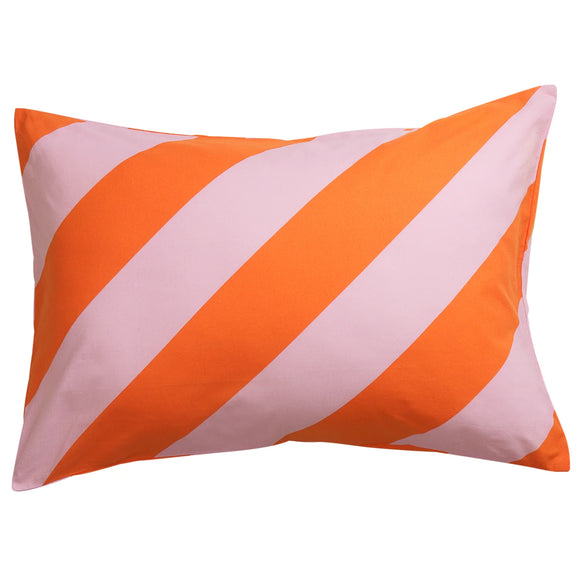 Sage x Clare | Clarice Cotton Pillowcase Set | Flame