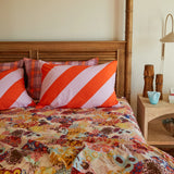 Sage x Clare | Clarice Cotton Pillowcase Set | Flame