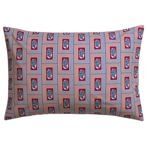 Sage x Clare | Antonella Cotton Pillowcase Set | Crimson