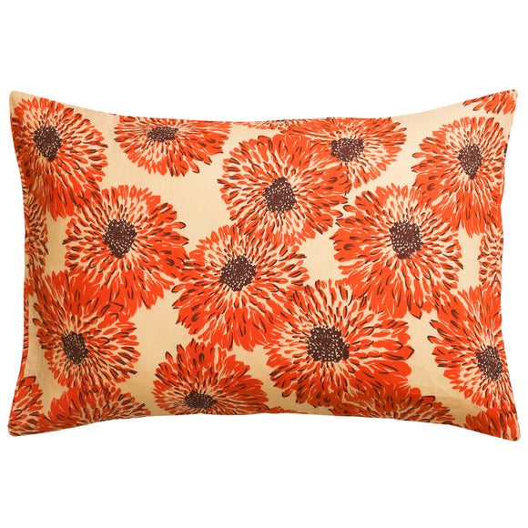 Sage x Clare | Isabella Linen Pillowcase Set | Flame