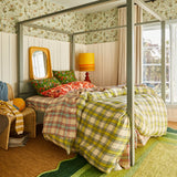 Sage x Clare | Isabella Linen Pillowcase Set | Flame