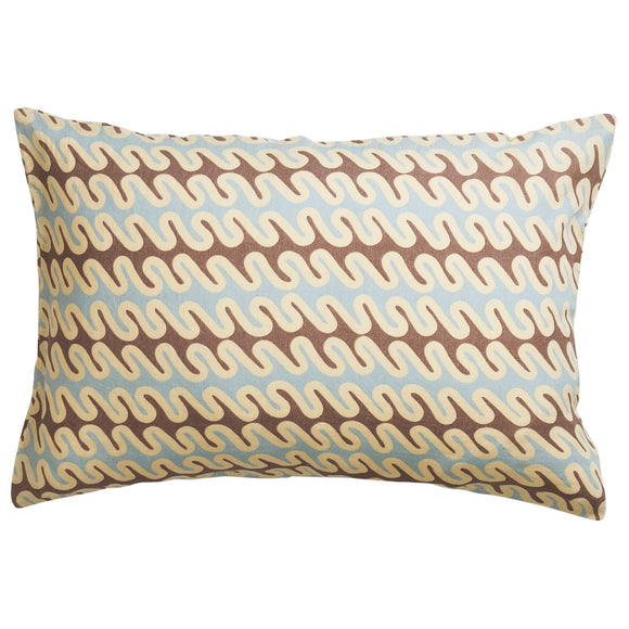 Sage x Clare | Marzia Linen Pillowcase Set | Cerulean