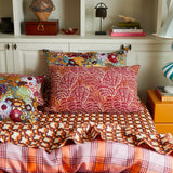 Sage x Clare | Claudelle Linen Pillowcase Set | Crimson