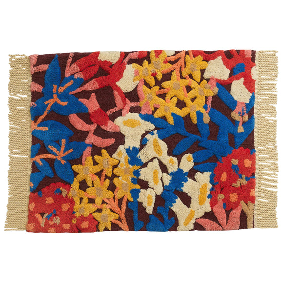 Sage x Clare | Francesca Bath Mat | Garnet