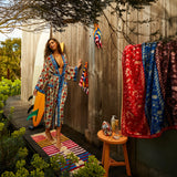 Sage x Clare | Thea Bath Sheet | Vermillion