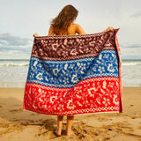 Sage x Clare | Thea Bath Sheet | Vermillion