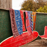 Sage x Clare | Chiara Bath Sheet | Azure