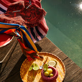 Sage x Clare | Chiara Bath Sheet | Azure