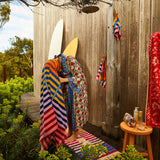 Sage x Clare | Chiara Bath Sheet | Azure