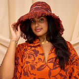 Sage x Clare | Rosalia Hat | Flame