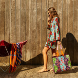 Sage x Clare | Leilani Tote Bag | Garnet