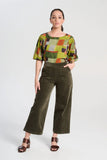 Olga de Polga | Peggy Paris Pants | Khaki Soft Velvet