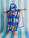 Halcyon Nights | Kids Hooded Towel | Flamin' Galah