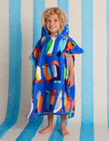 Halcyon Nights | Kids Hooded Towel | Flamin' Galah