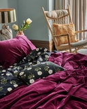 Kip & Co | Ocean Velvet Quilt Cover | Anemone